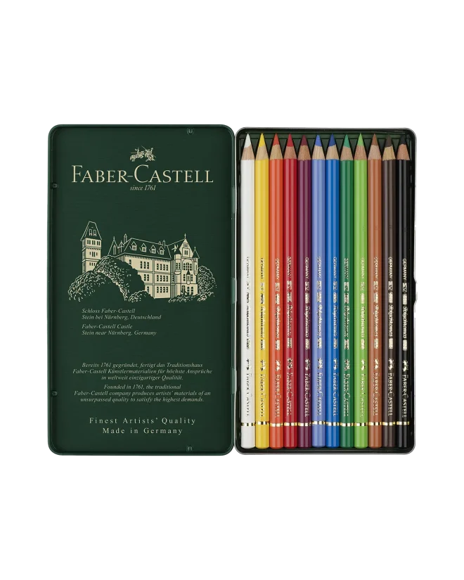 Faber-Castell Polychromos färgpennor 12-p 110012