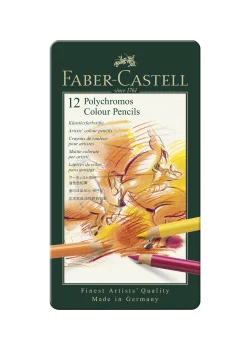 Faber-Castell Polychromos färgpennor 12-p