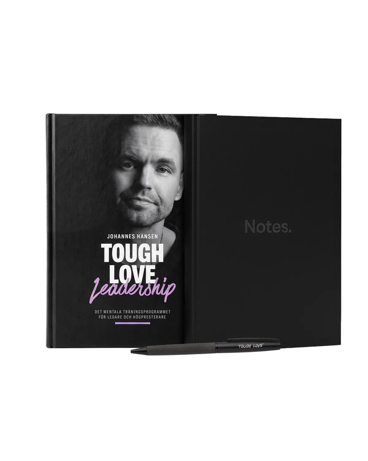 Tough Love Leadership Paket med anteckningsbok och penna - Johannes Hansen